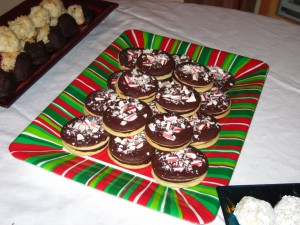 Chocolate Peppermint Sugar Cookies